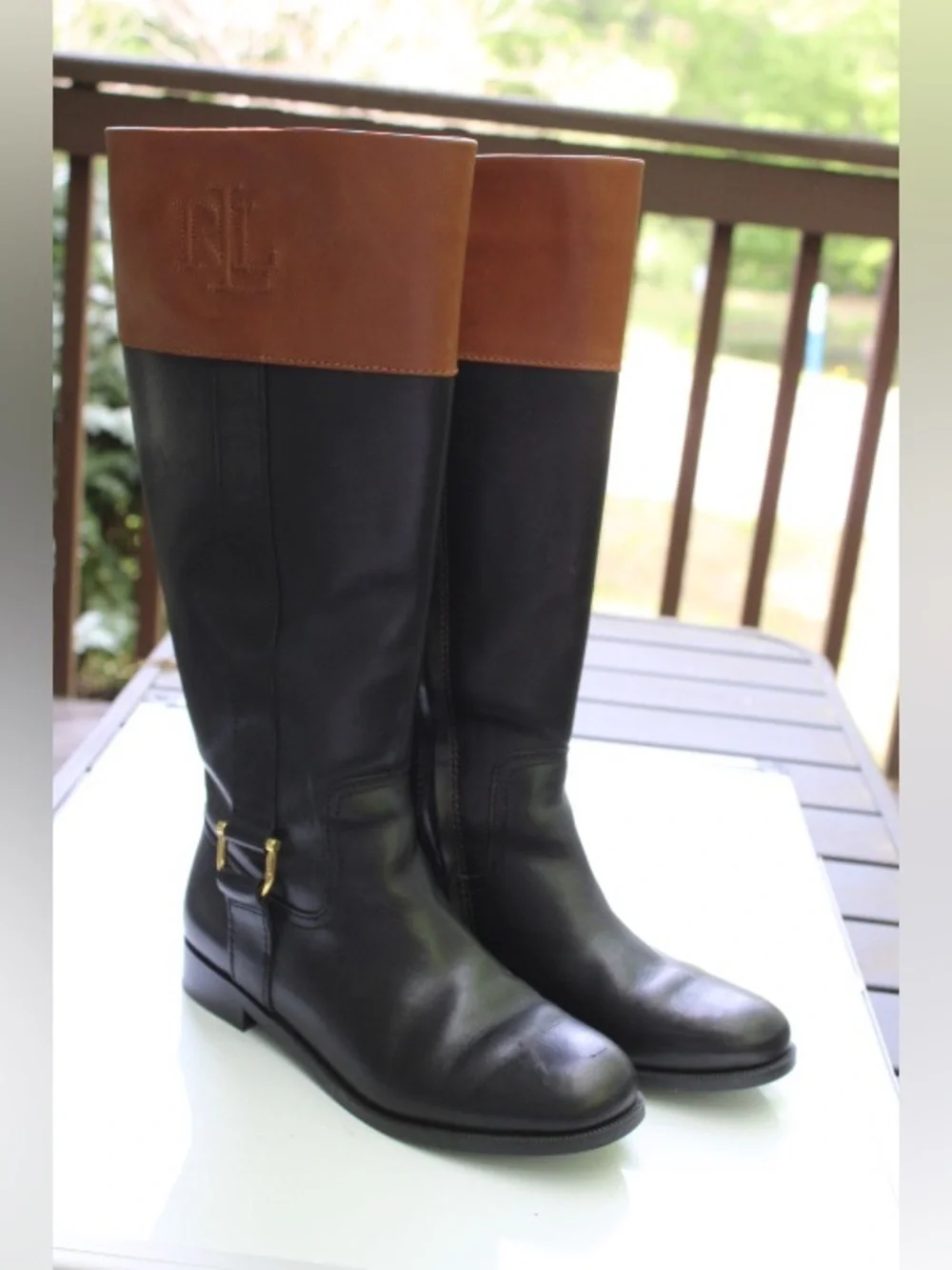 Lauren Ralp Lauren Bernadine riding boots